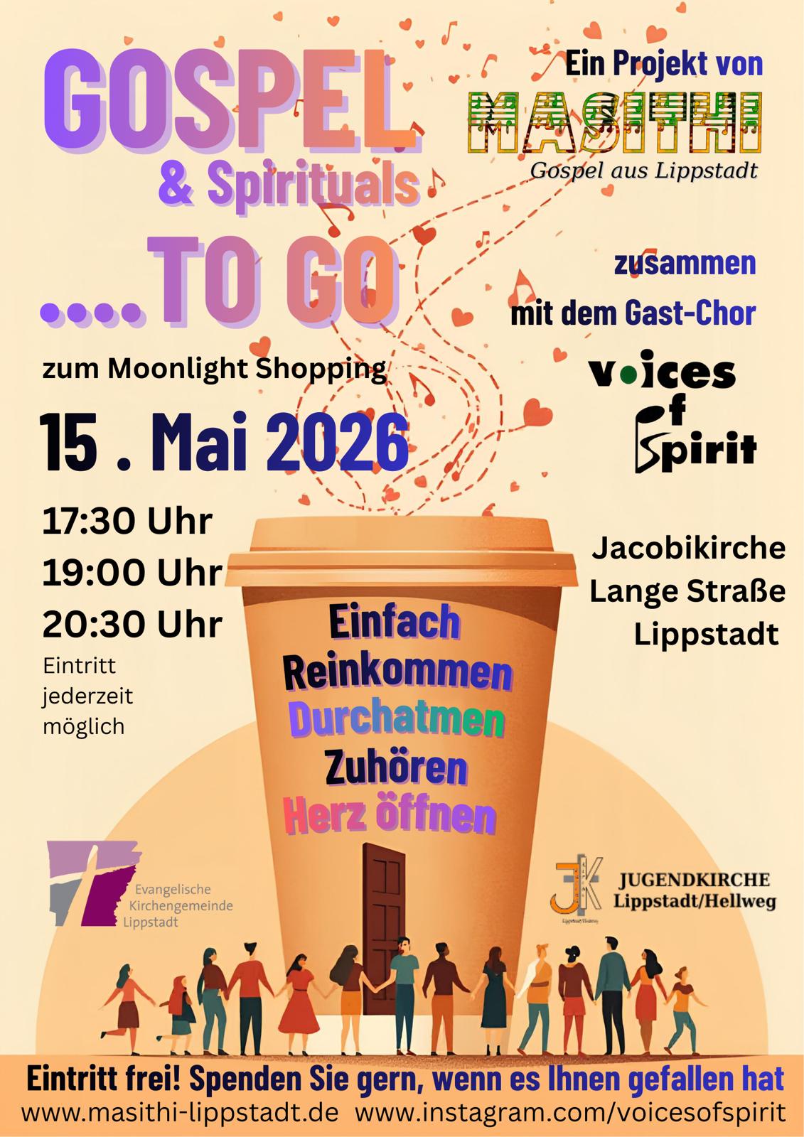 Gospel to go2026 Plakat